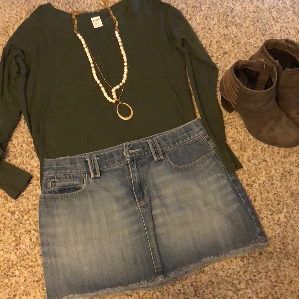 Old Navy Jean Skirt